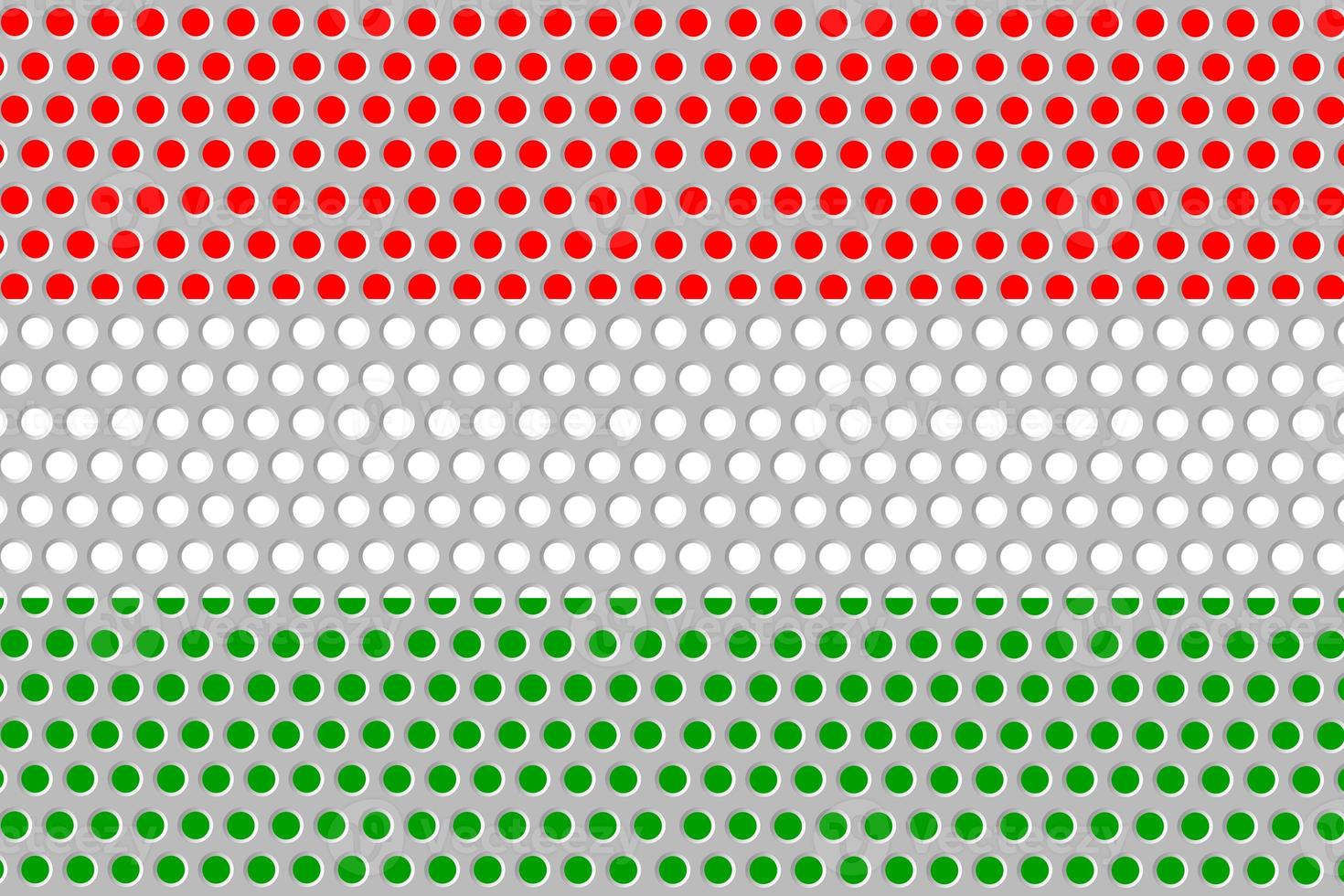 Ungerns flagga på metall foto