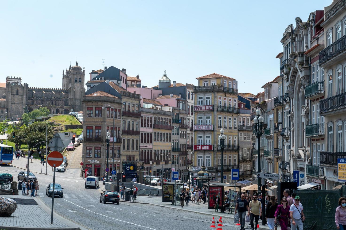 porto, portugal. 4 maj 2022. stadsbilden i porto, portugal sommaren 2022. foto