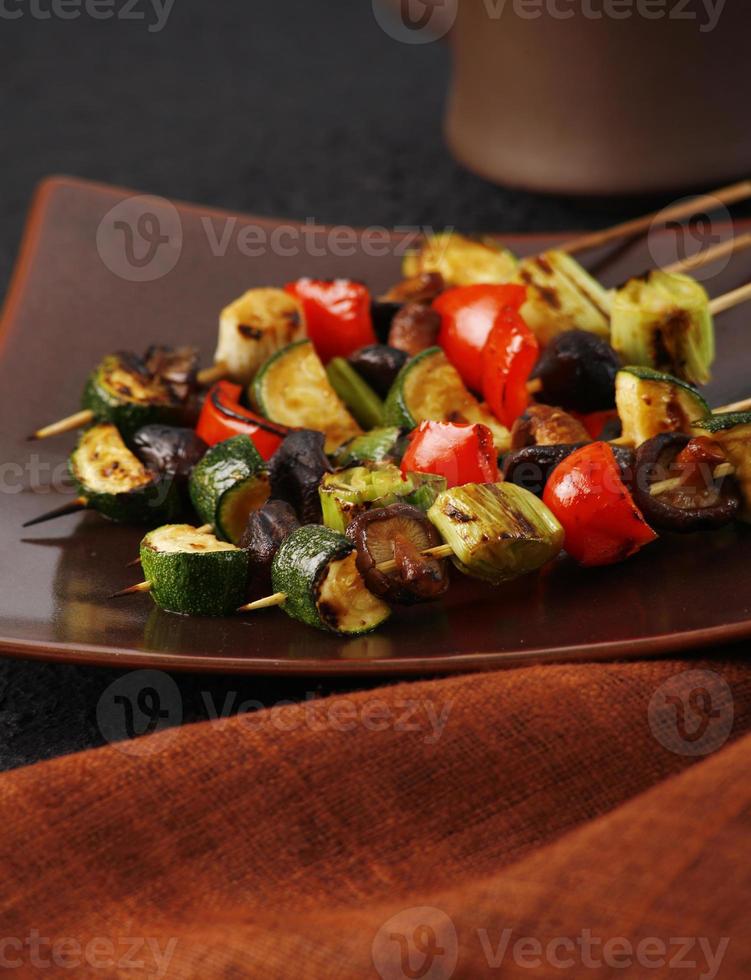 asiatisk utegrill vegetabiliska foto