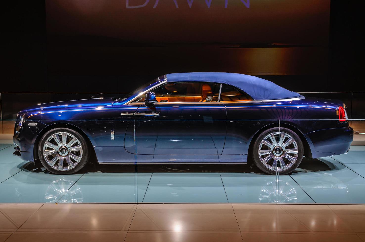 frankfurt - september 2015 Rolls Royce Spöke kupé presenteras på ia foto