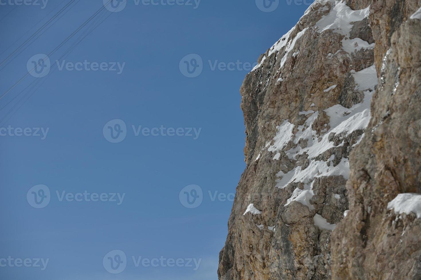 berg vinter natur foto