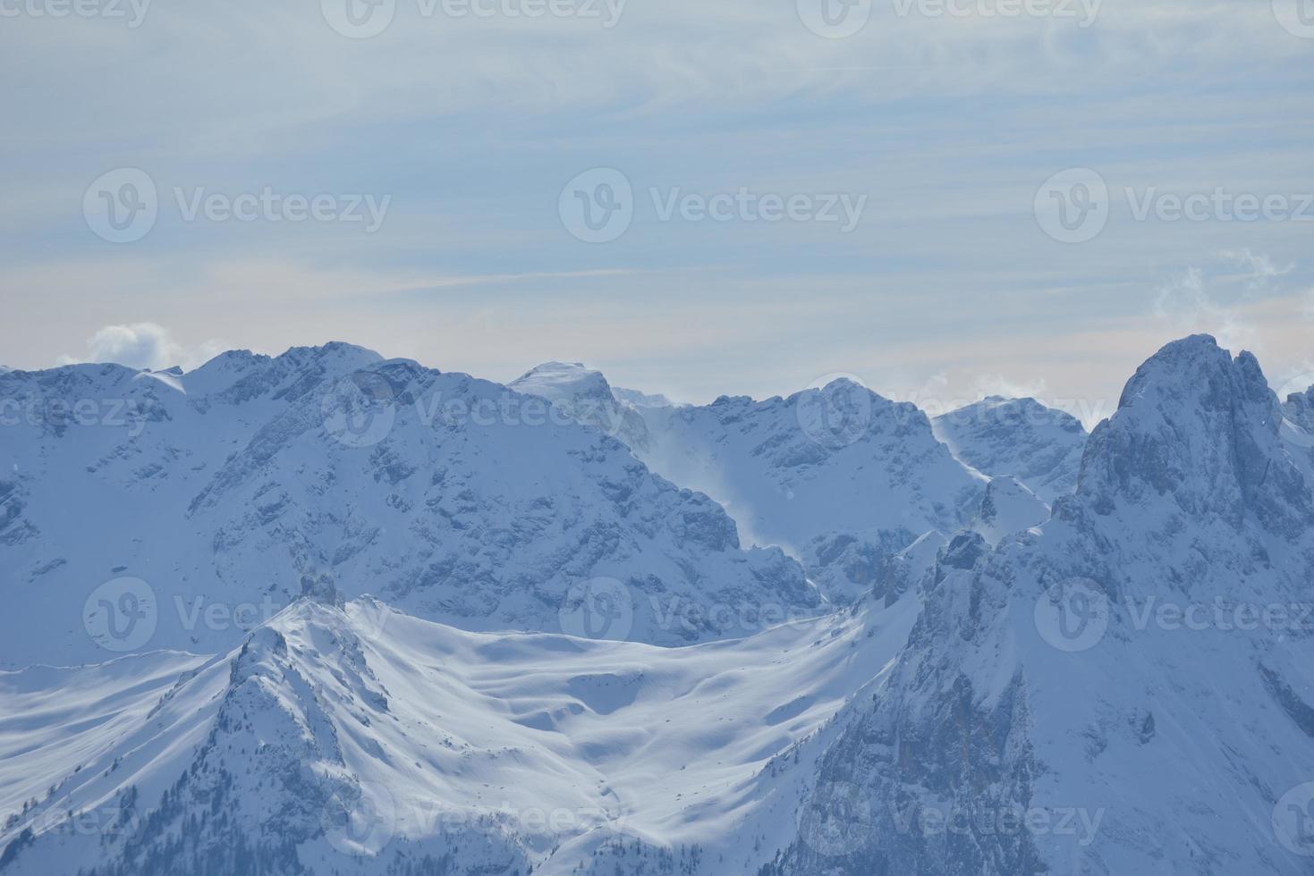 berg vinter natur foto