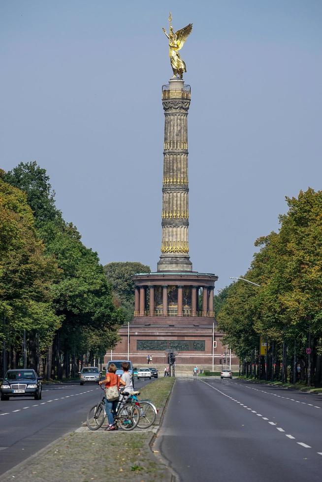 berlin, Tyskland, 2014. de siegessaule i berlin foto