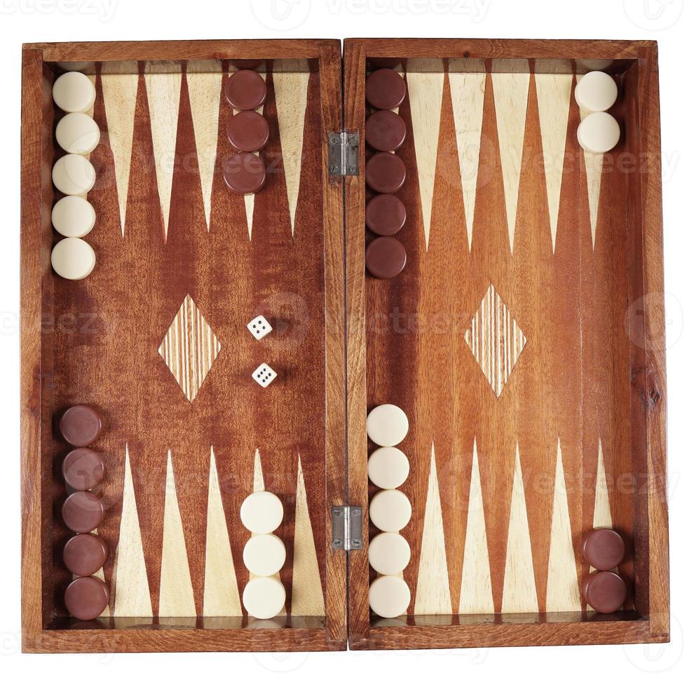 backgammon styrelse isolerat foto