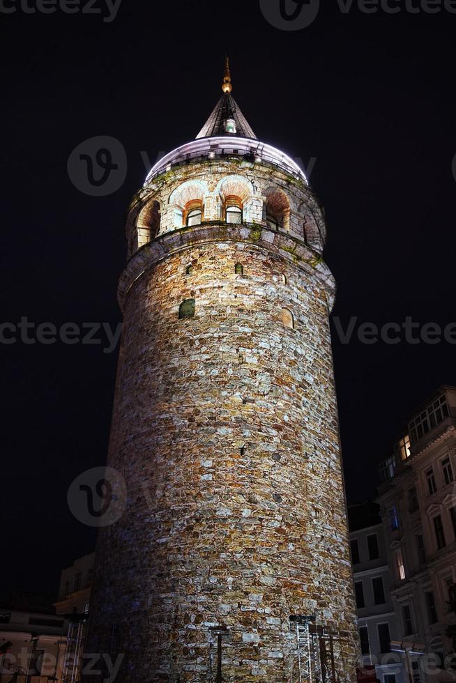 galata torn i istanbul, turkiye foto