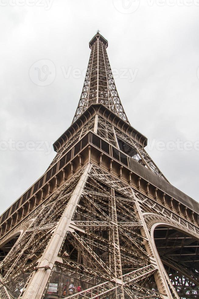 eiffel torn paris stänga upp se foto