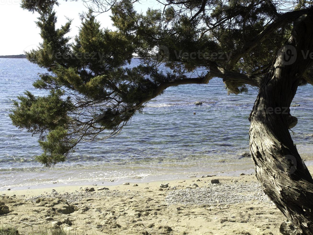 de strand av katakolon foto