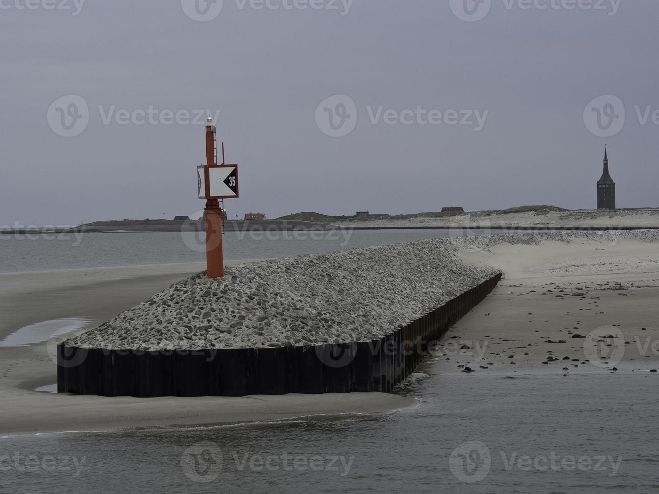 de ö av wangerooge foto