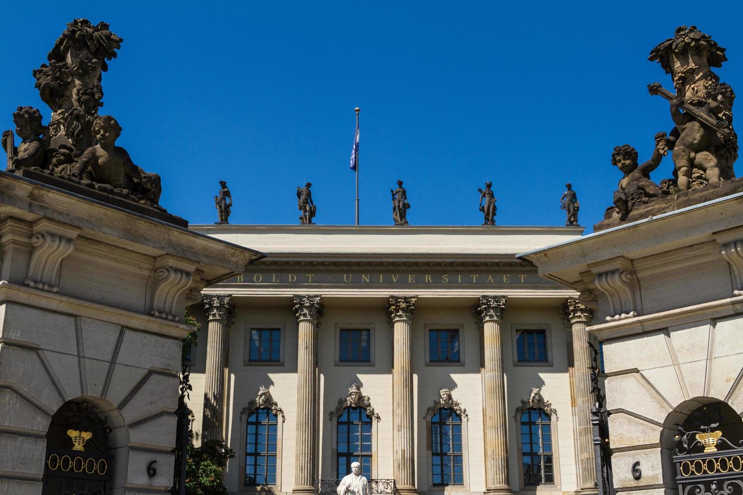 berlin, tyskland, 2022 - flygfoto över centrala berlin foto