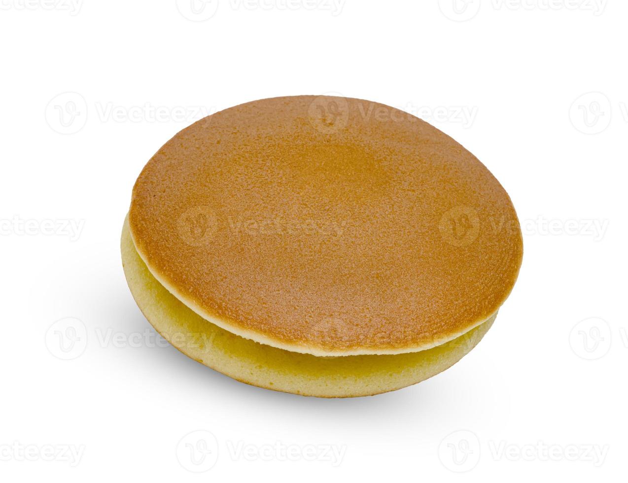 dorayaki eller japansk pannkakor isolerat på vit bakgrund foto