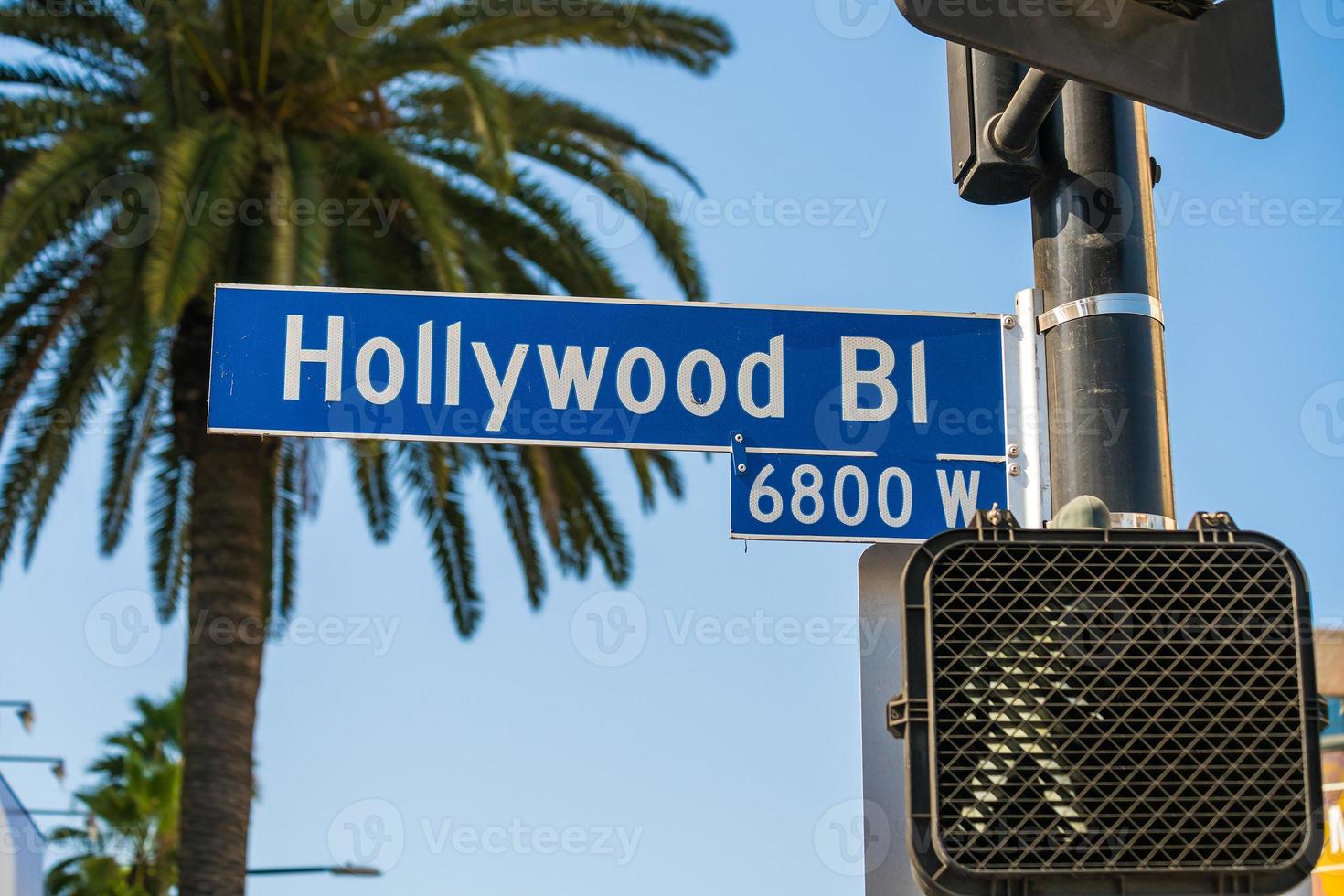 hollywood tecken i los angeles, kalifornien foto