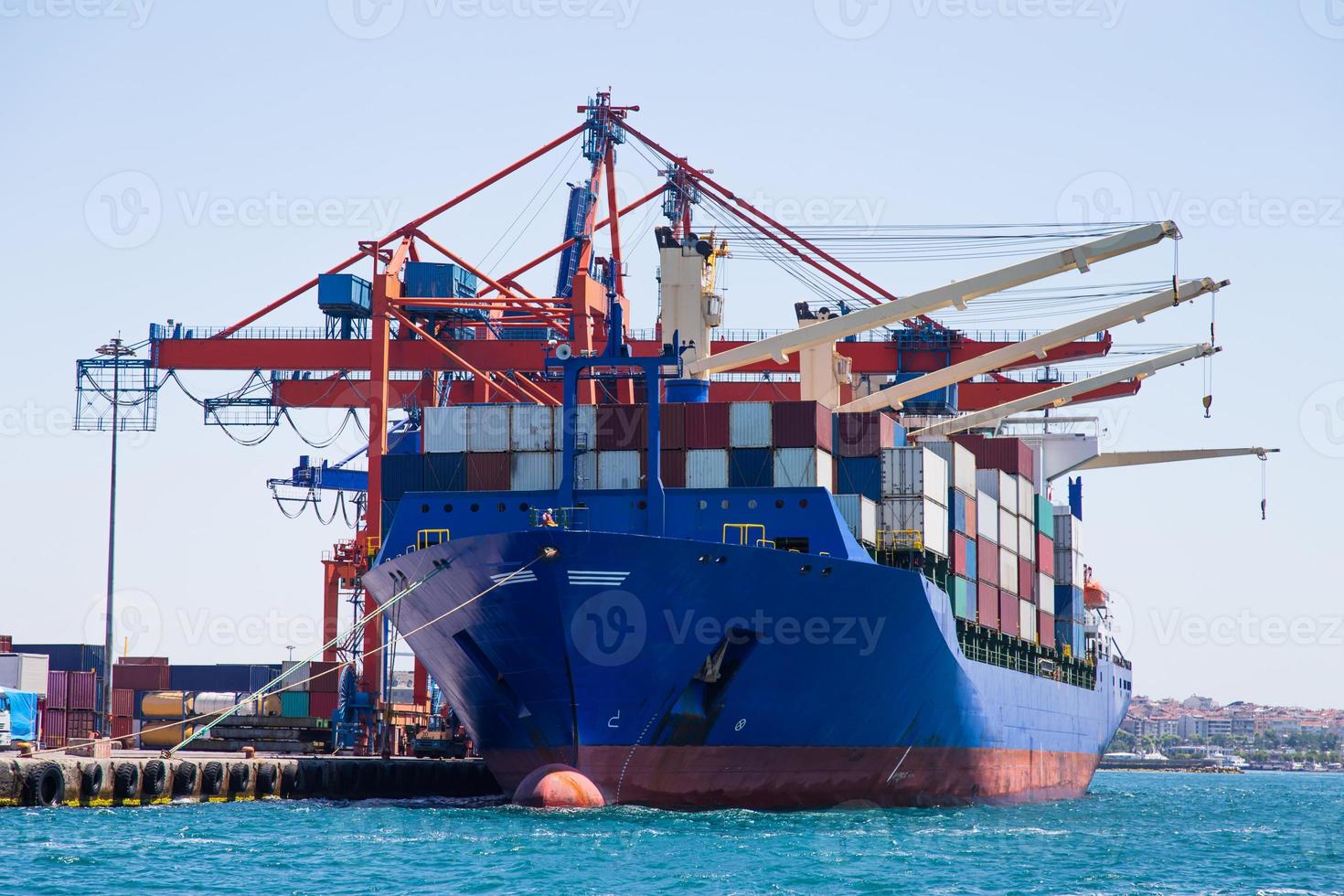 containerfartyg foto