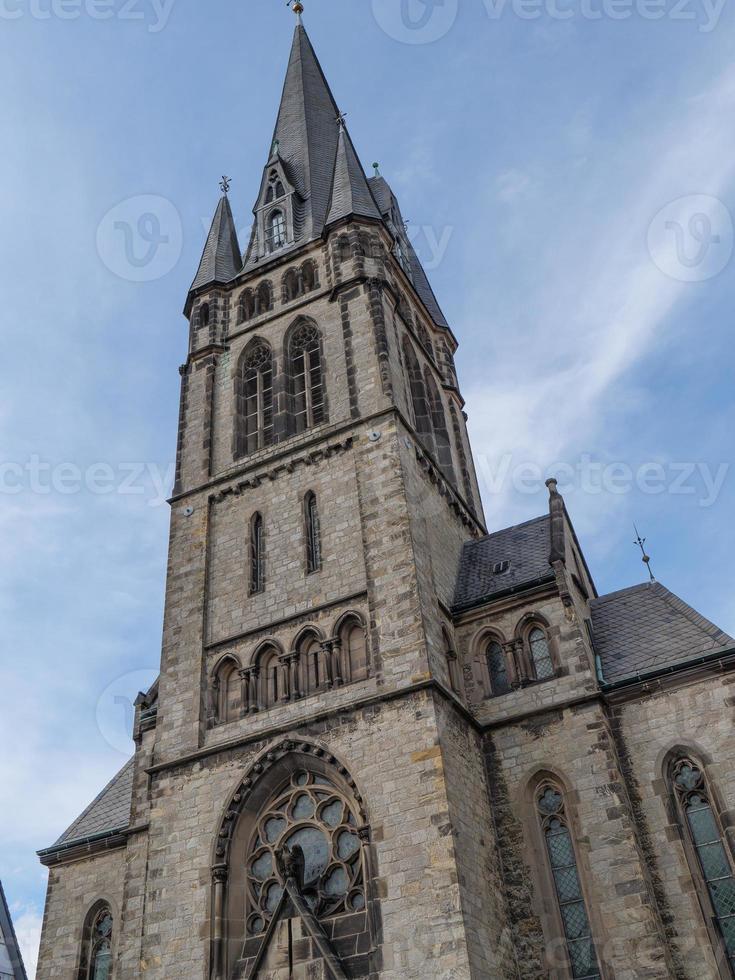 de stad av detmold i Tyskland foto