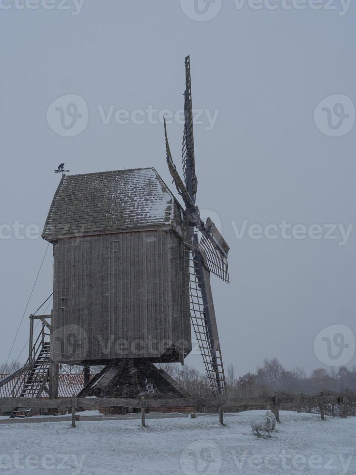 snö i Tyskland foto