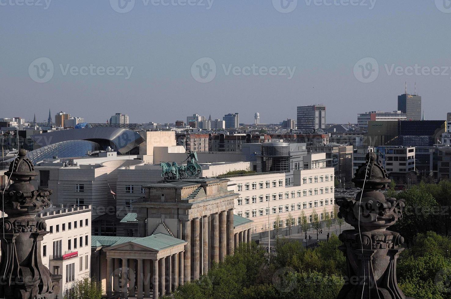 de stad av berlin i Tyskland foto