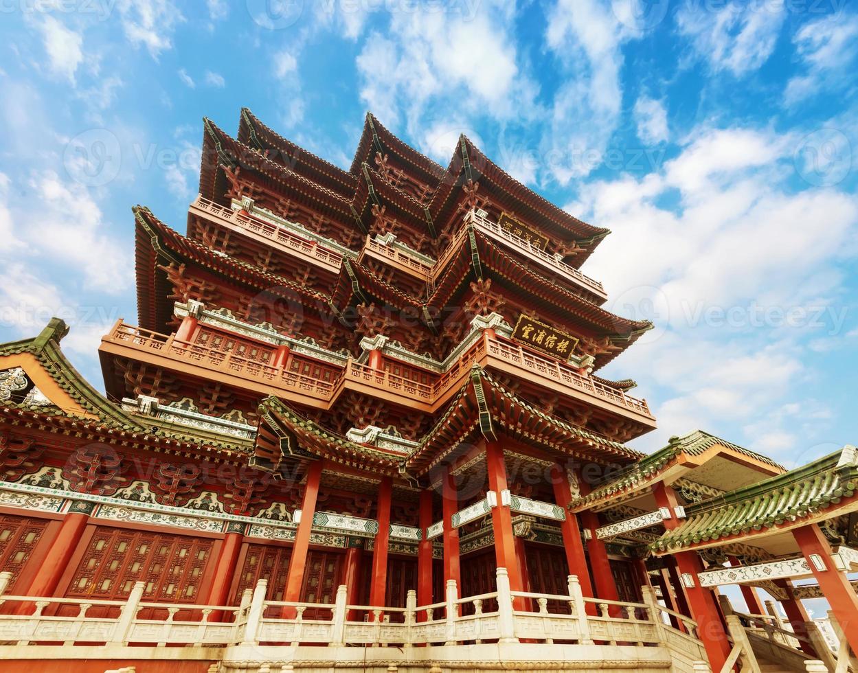 kinesisk forntida arkitektur, forntida religiös foto