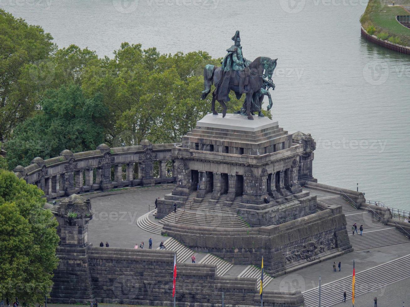 koblenz på de Rhen flod foto