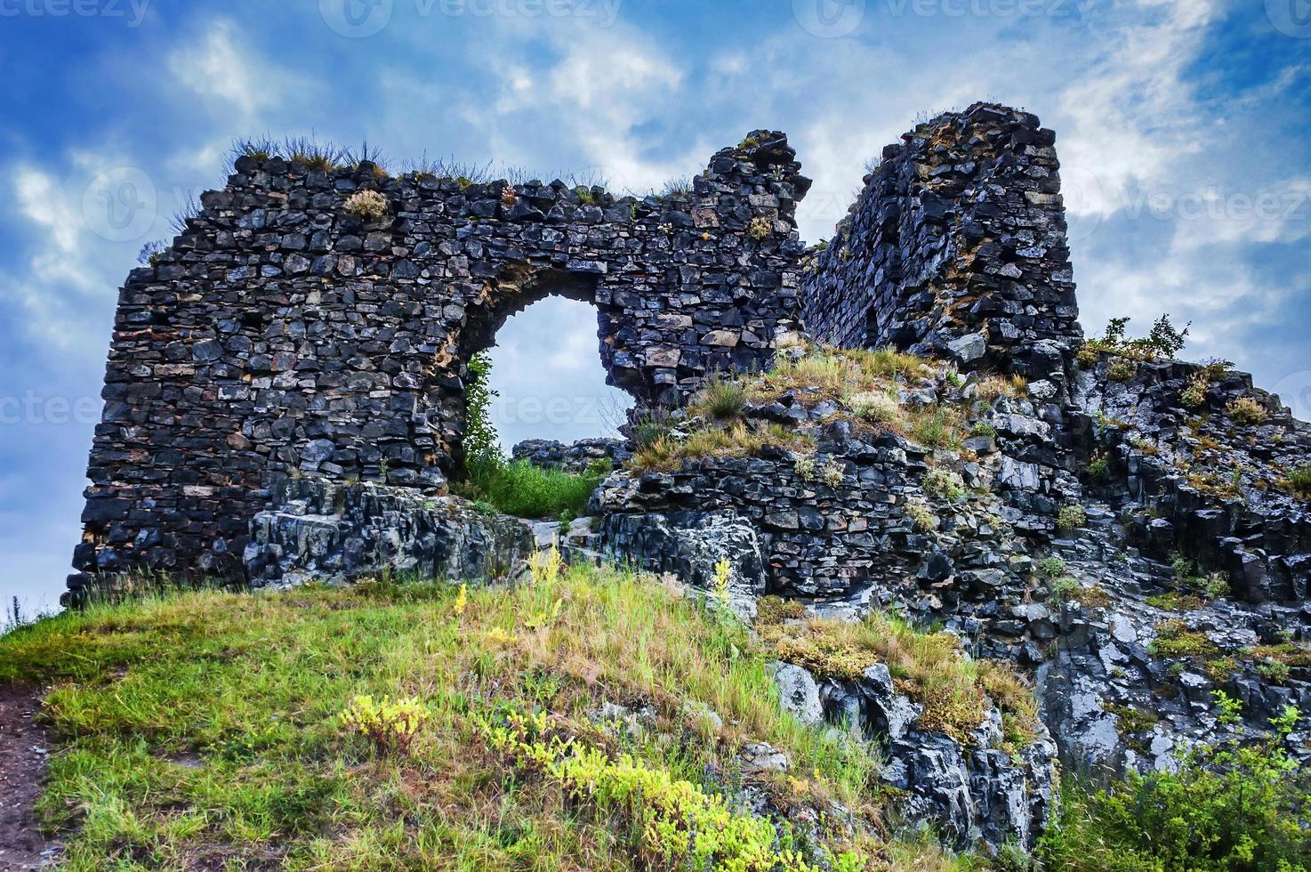 de ruiner av kostalov slott foto