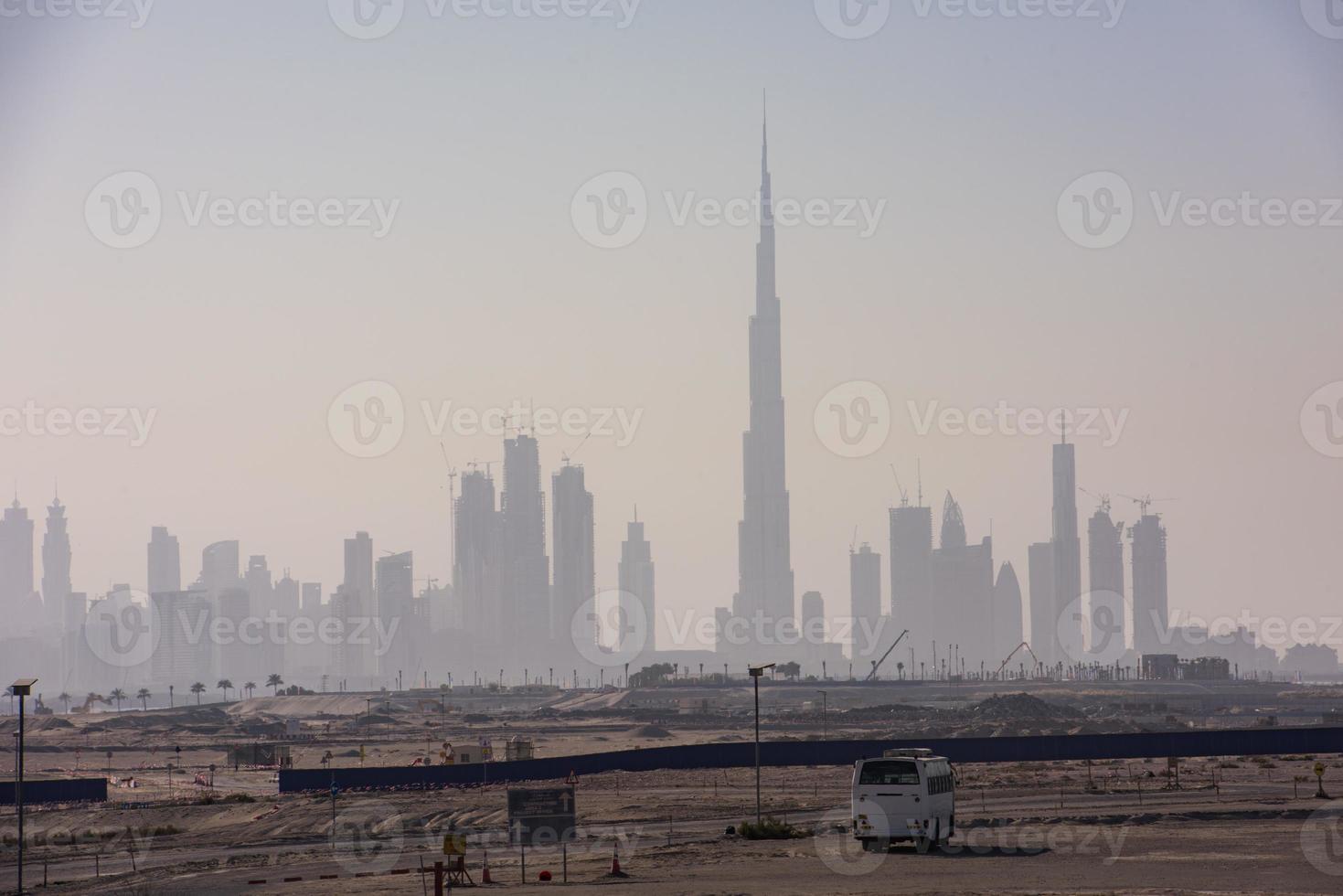 panorama dubai stad foto