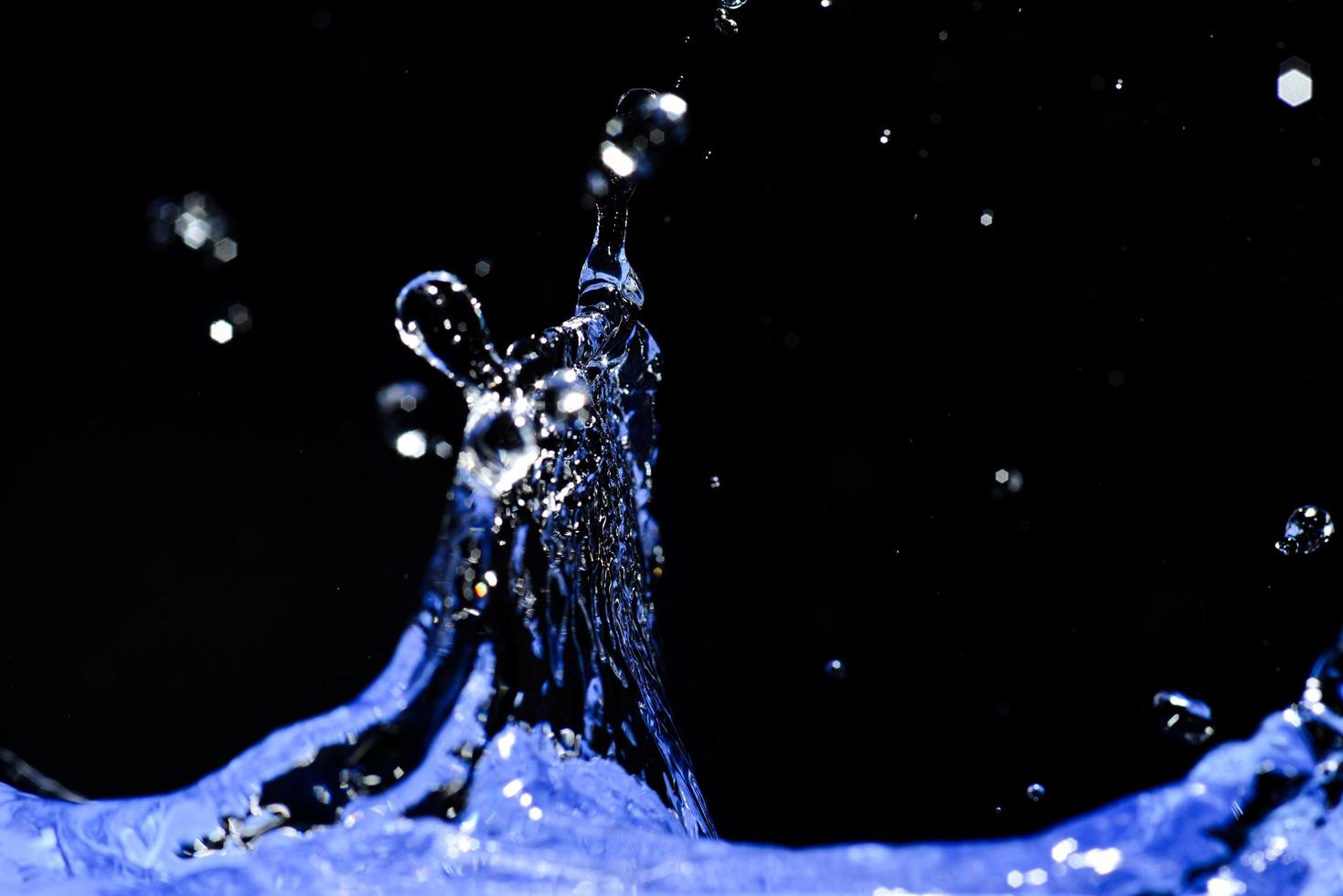 abstrakta former av vatten. bild för en bakgrund gjord av vatten. foto