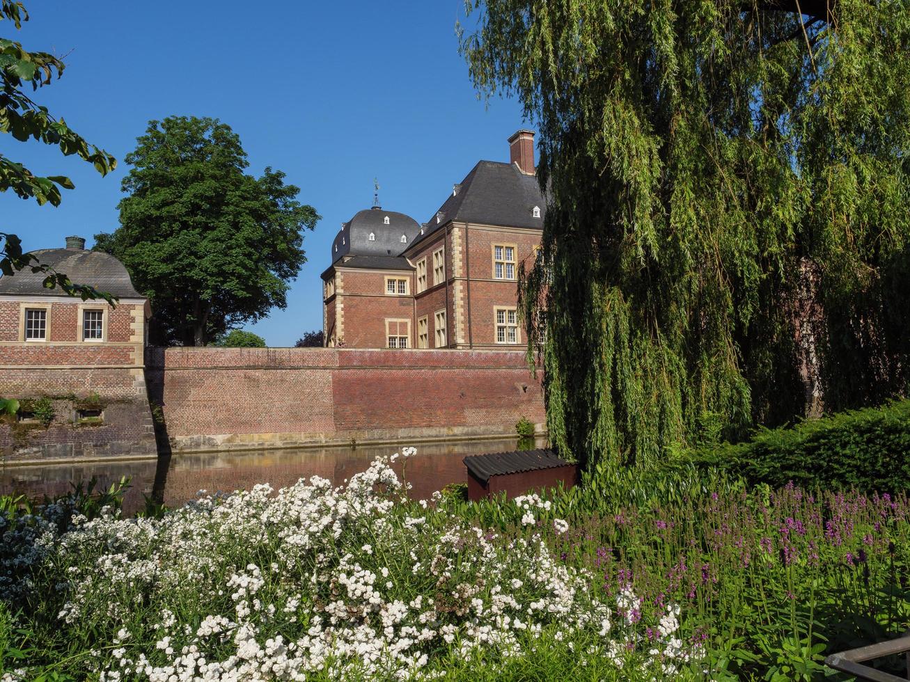 ahaus, tyskland, 2021-the slott av ahaus i Westfalen foto