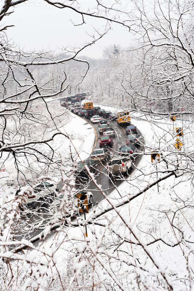 vinter- trafik sylt i USA foto