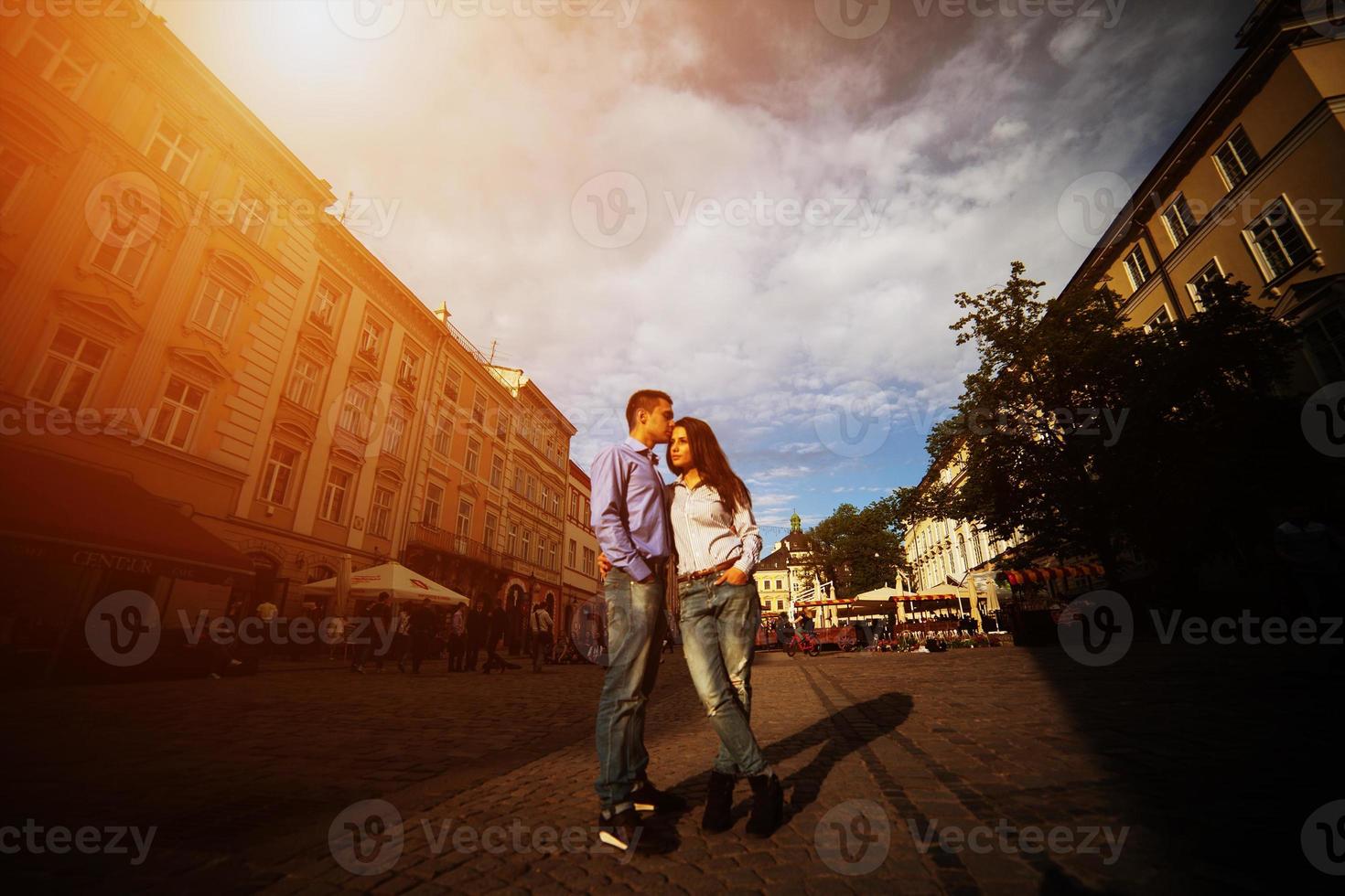 par ha roligt i de stad foto