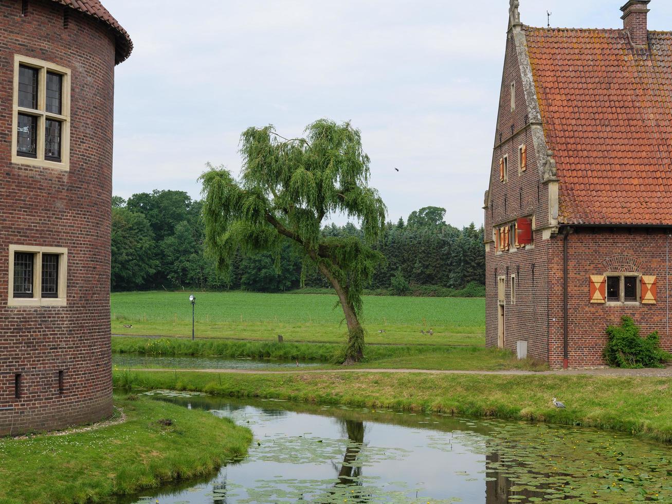 Raesfeld, Tyskland, 2020-the slott av raesfeld i Tyskland foto