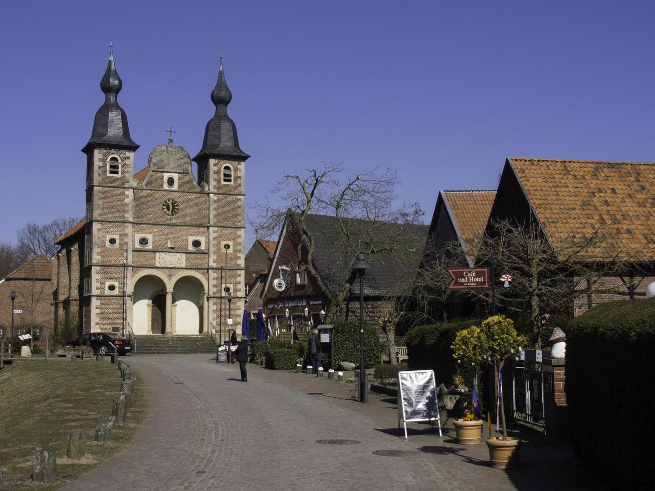 Raesfeld, Tyskland, 2020-the slott av raesfeld i Tyskland foto