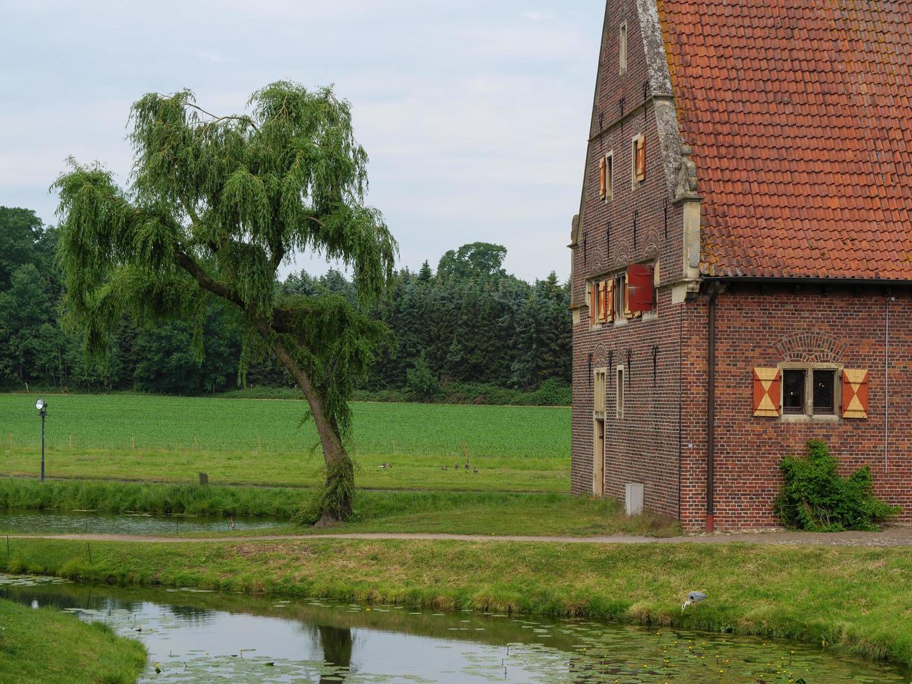 Raesfeld, Tyskland, 2020-the slott av raesfeld i Tyskland foto