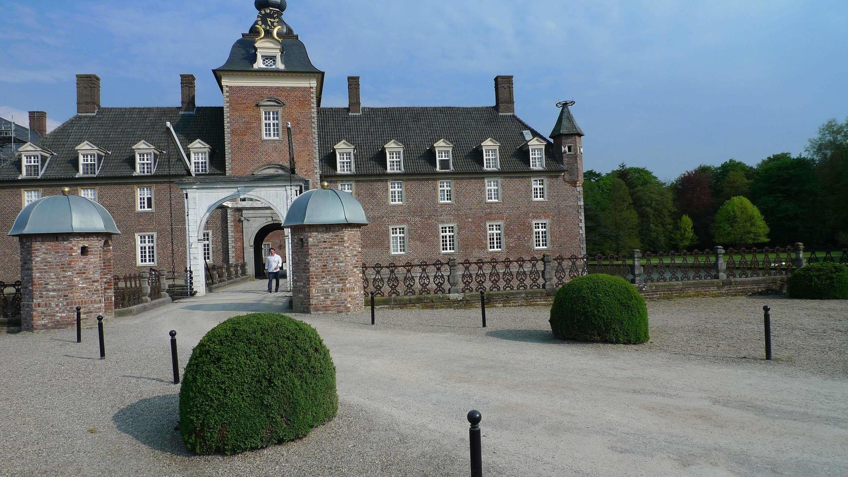 anholt, tyskland, 2018-den slott av anholt i Tyskland foto