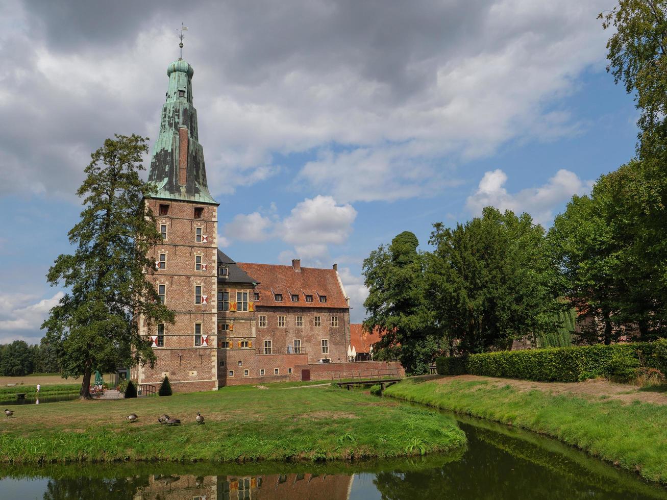 Raesfeld, Tyskland, 2020-the slott av raesfeld i Tyskland foto