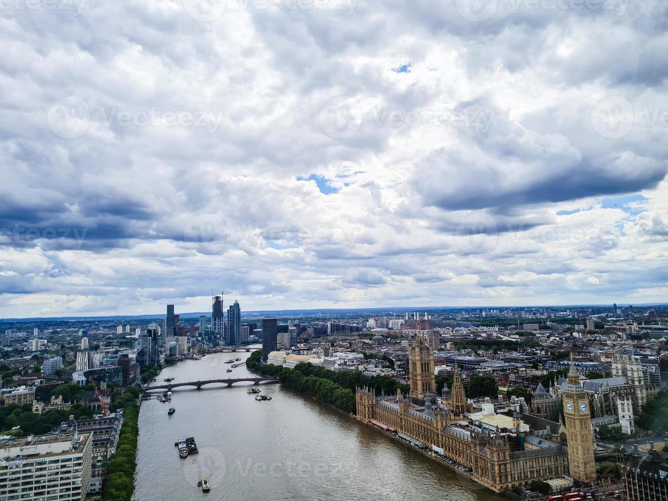 på de torn bro i de stad av London foto