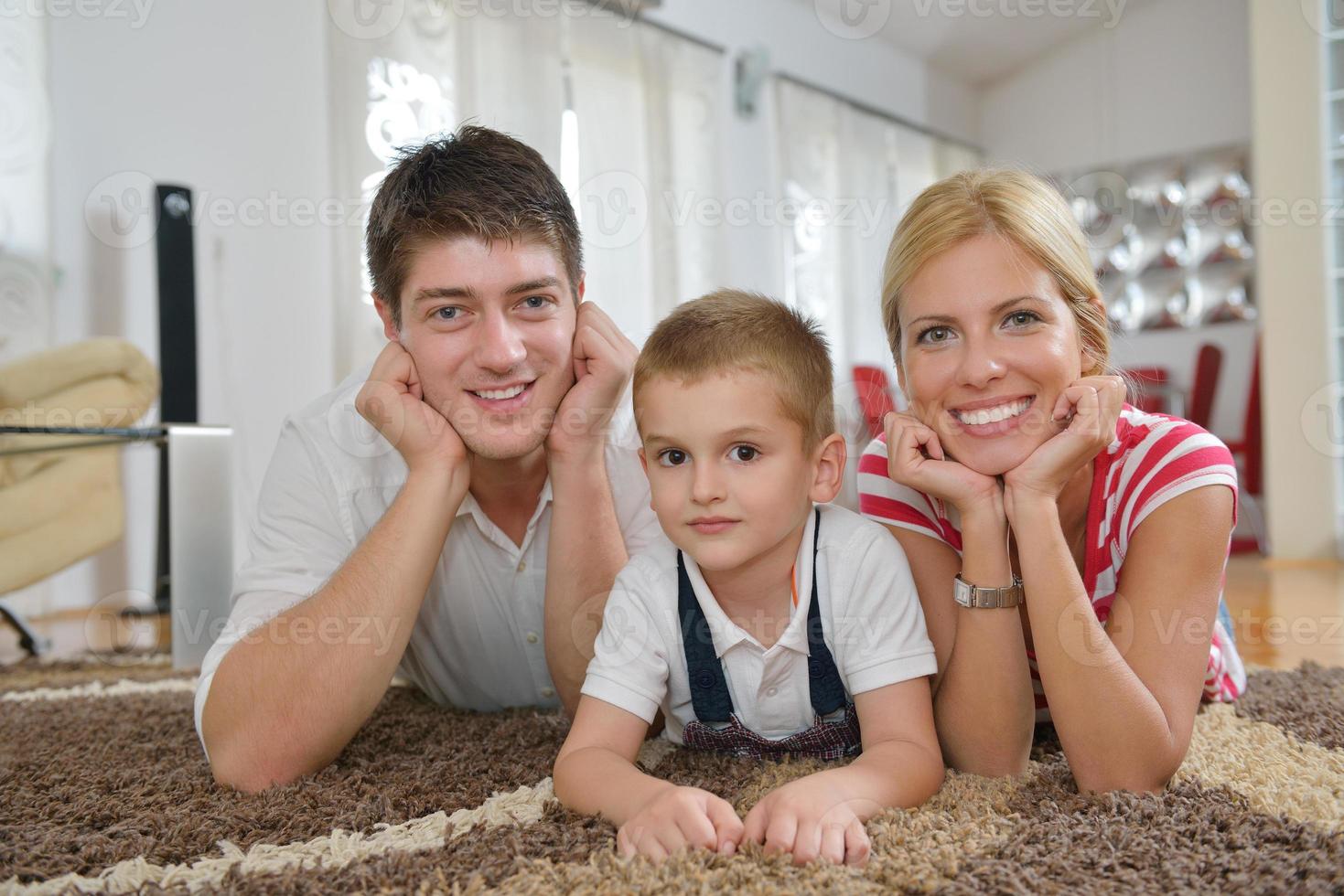 familjen hemma foto