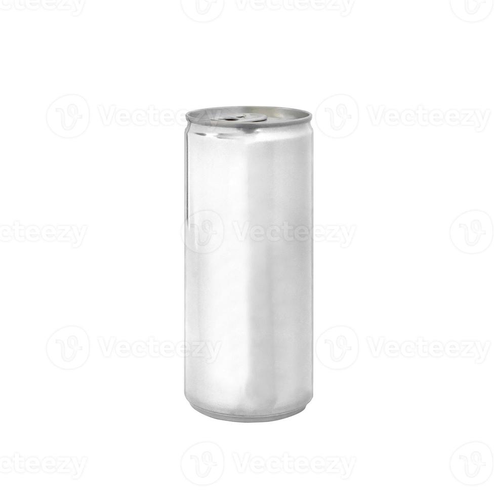 aluminium mjuk dryck soda kan isolerat på vit bakgrund med klippning väg foto