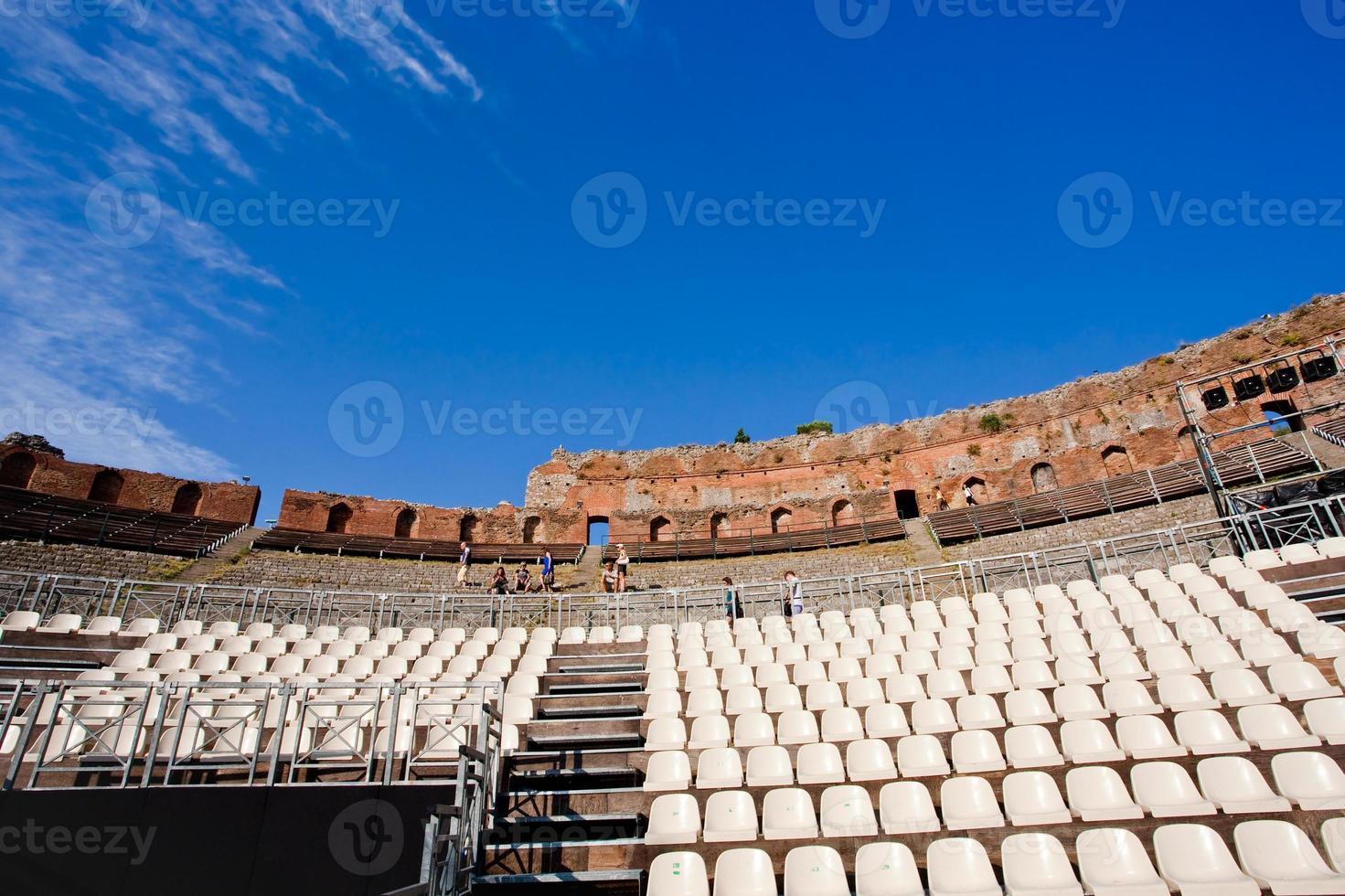 teatro Greco, taormina, sicilien foto