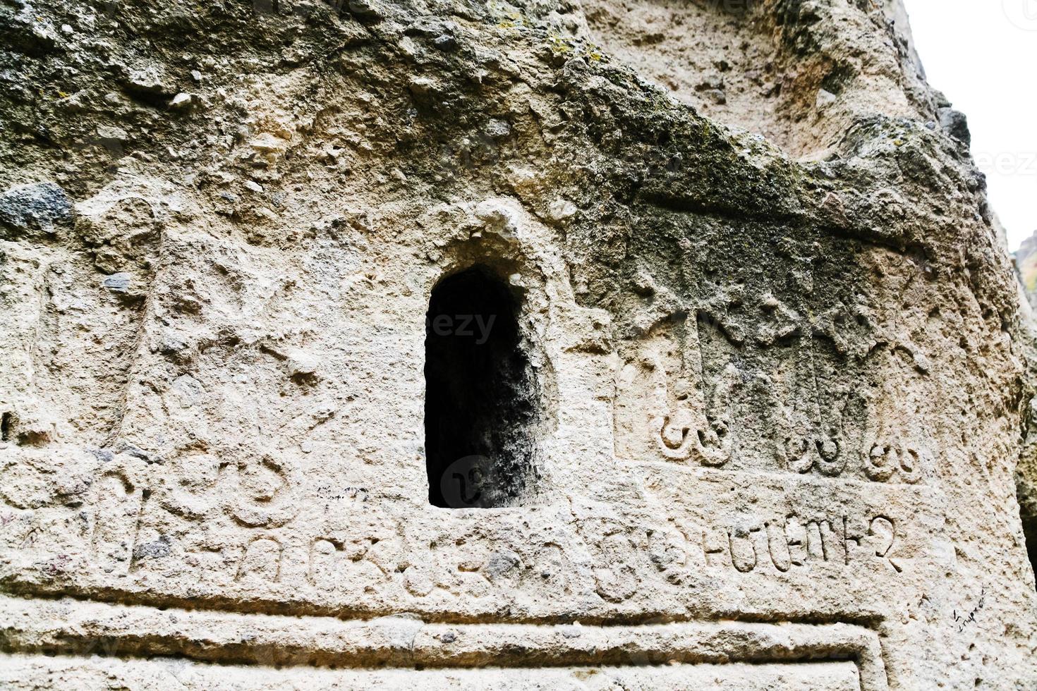 medeltida geghard kloster i armenia foto