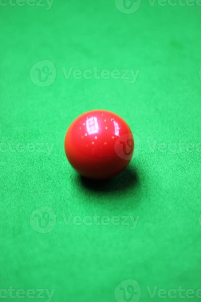 snooker boll på de tabell foto