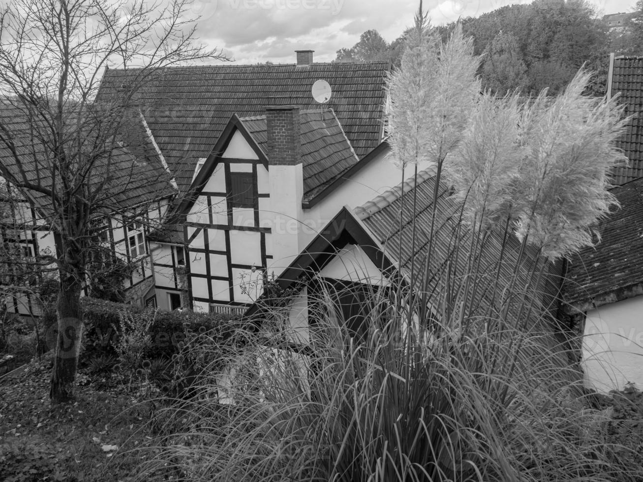 de gammal stad av tecklenburg i Tyskland foto