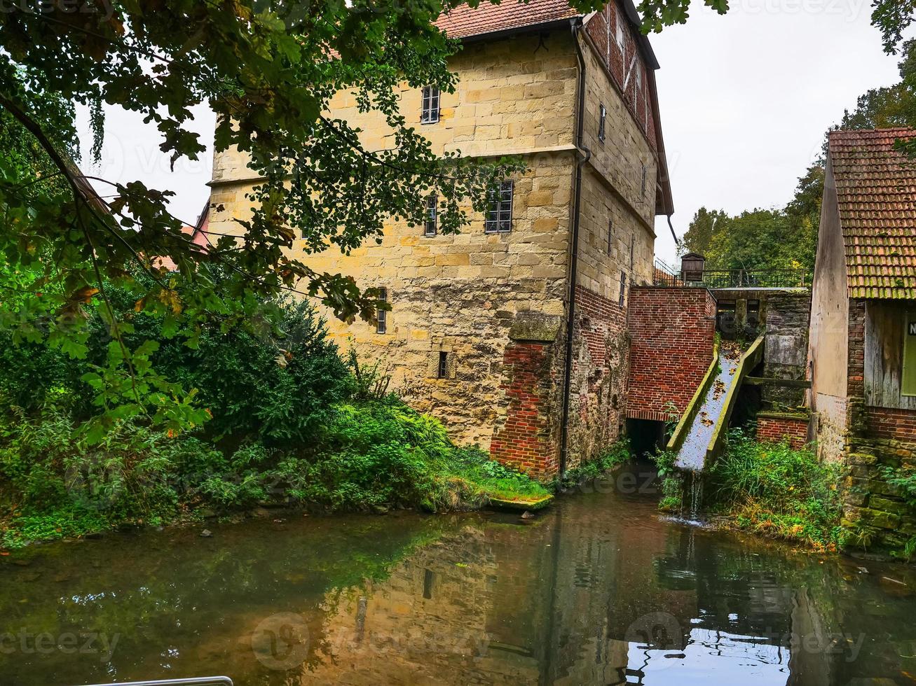 de stad av nottuln i de germann baumberge foto