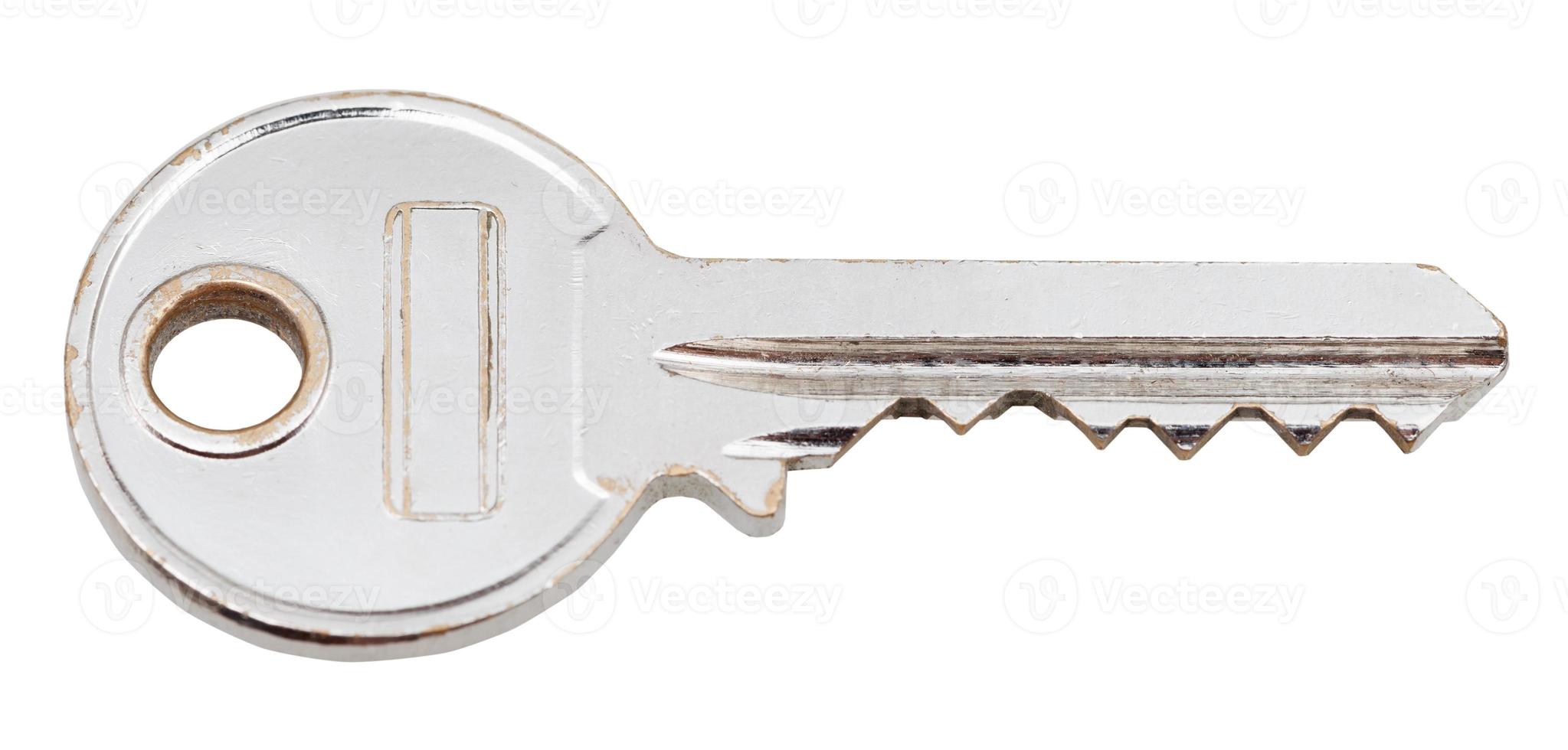 Begagnade stål dörr nyckel för cylinder låsa foto