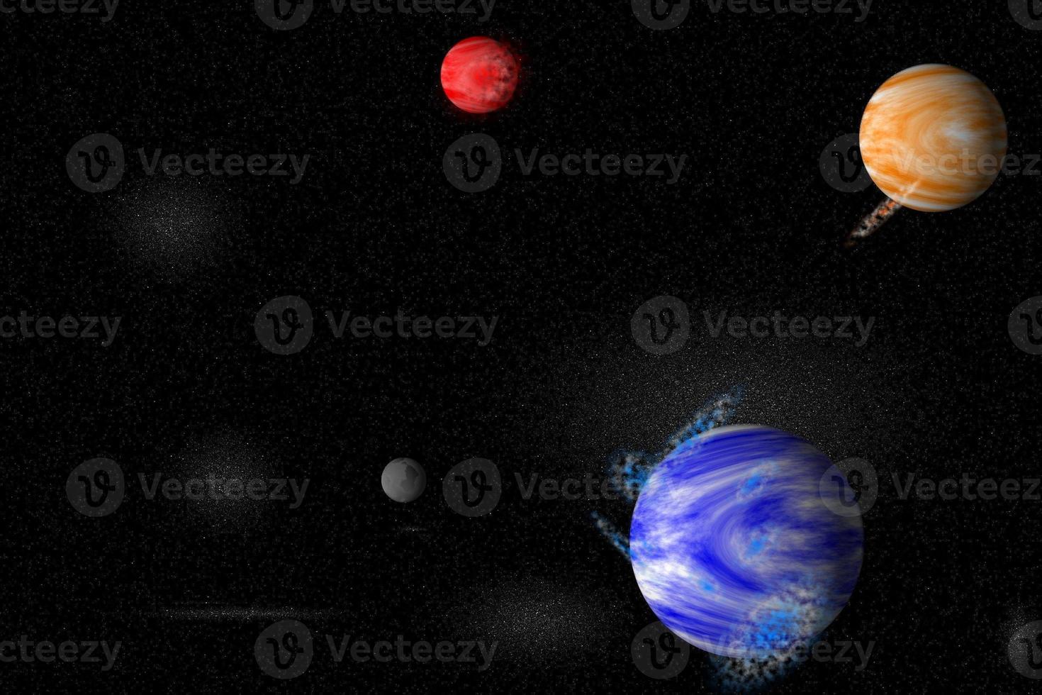 alternativ jord parallell universum nebulosa Starfield foto