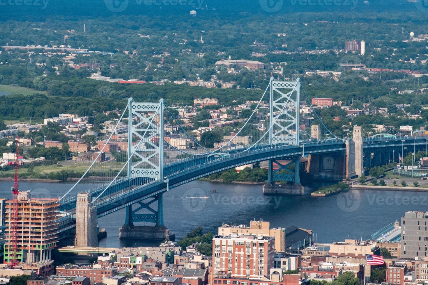 philadelphia antenn se pano stadsbild landskap foto