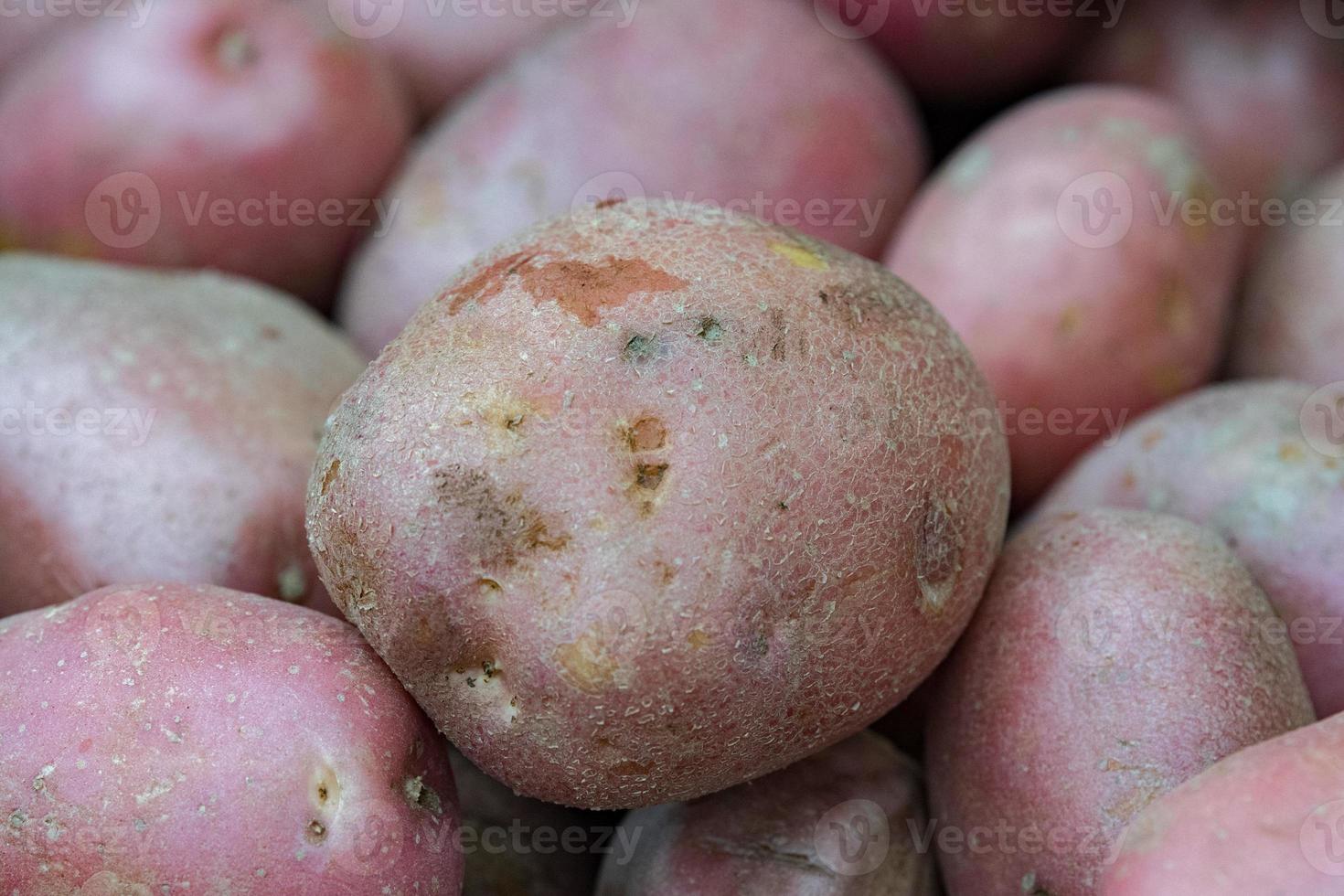 organisk frukt och grönsaker potatisar foto
