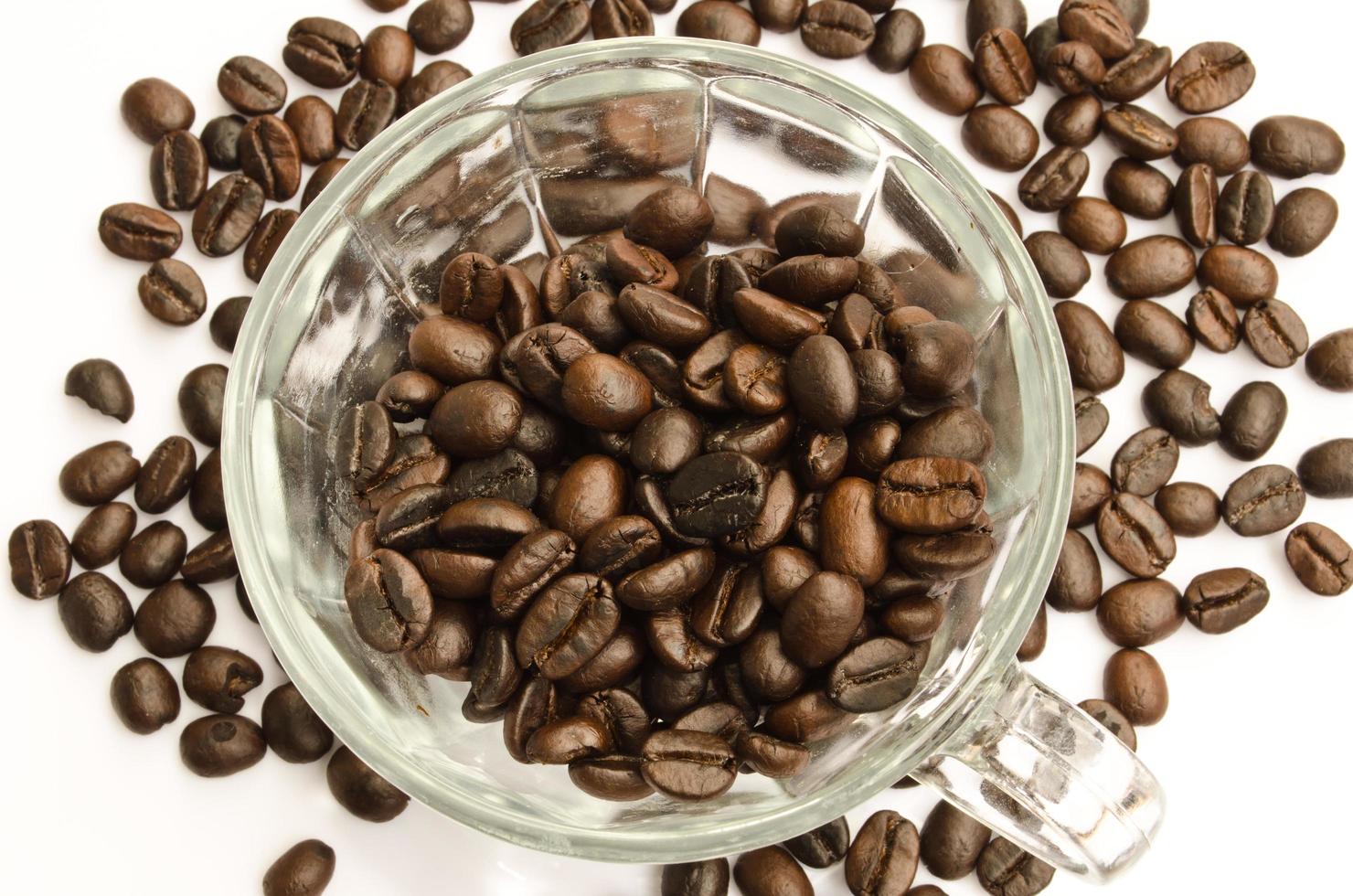 kaffe bönor bakgrund textur foto