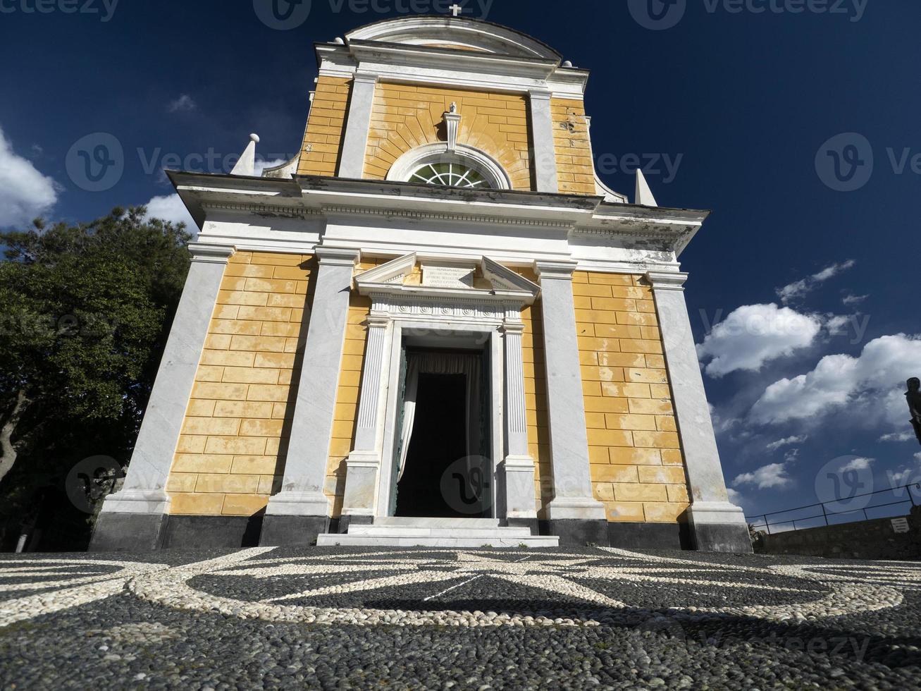 helgon george kyrka i portofino foto
