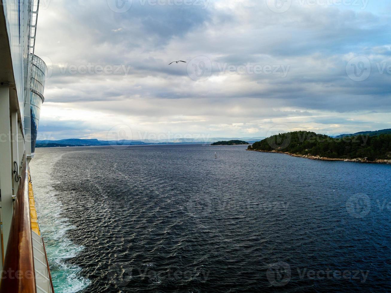 oslo de huvudstad av Norge från de perspektiv av de kryssning terminal foto