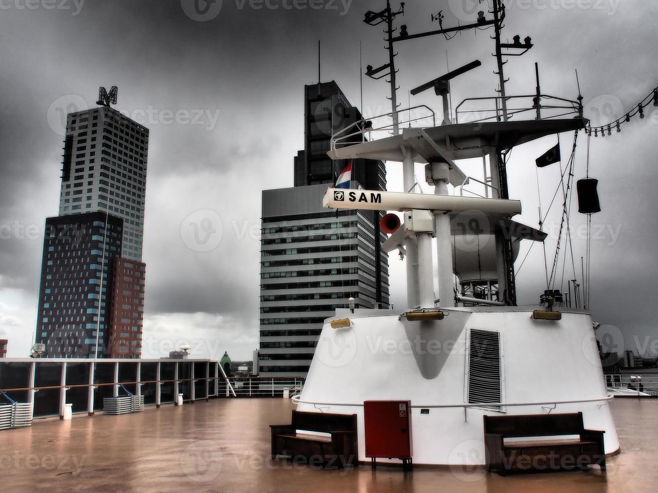 de dutch stad av rotterdam foto