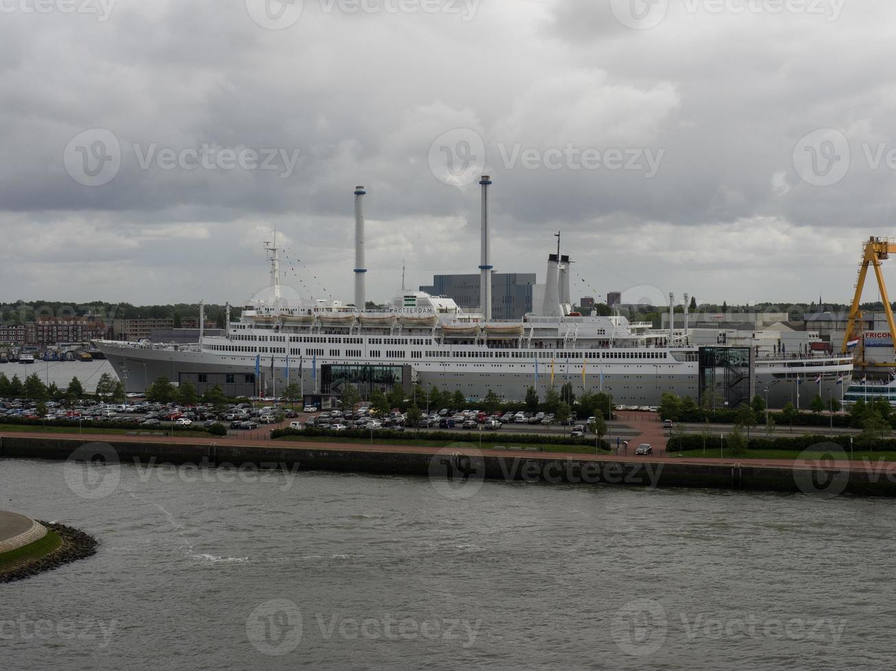 de dutch stad av rotterdam foto