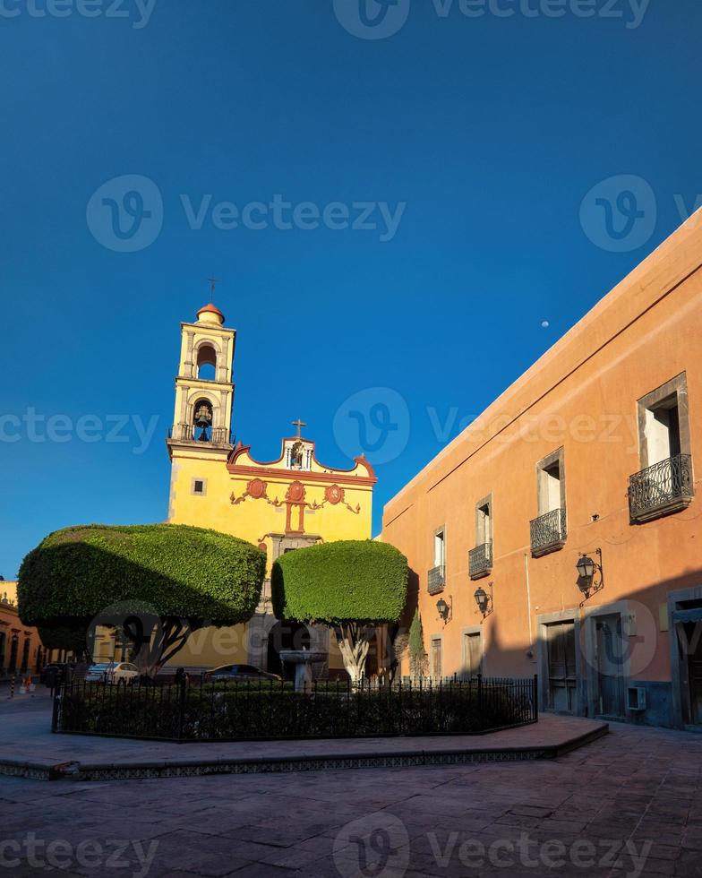 tempel av san antonio de padua i queretaro, mexico foto